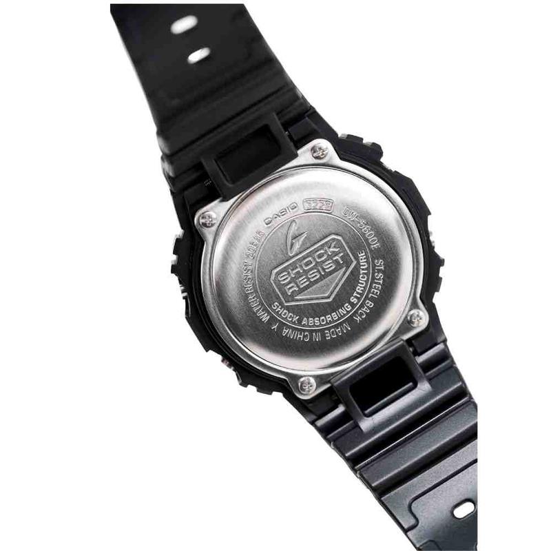 G-SHOCK DW-5600E-1V ブラック Relógio Casio Digital Coleção G-SHOCK - DW-5600E-1VDF